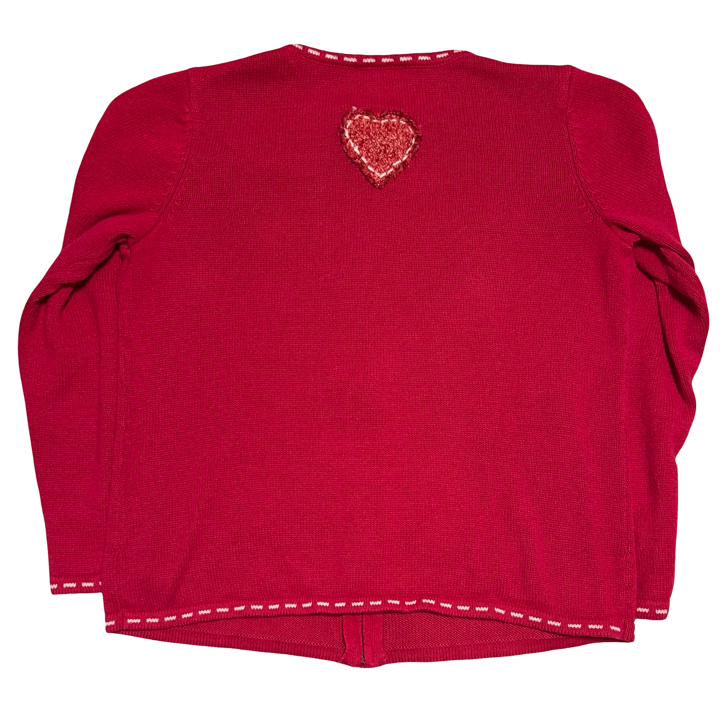 (M) christopher & banks hearts sweater zip-up