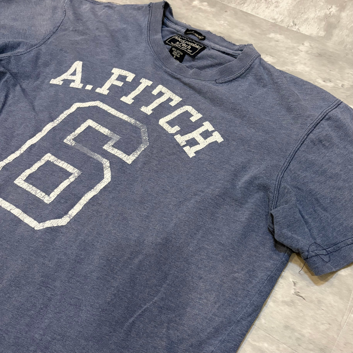 (S) Abercrombie & fitch 6 blue tee