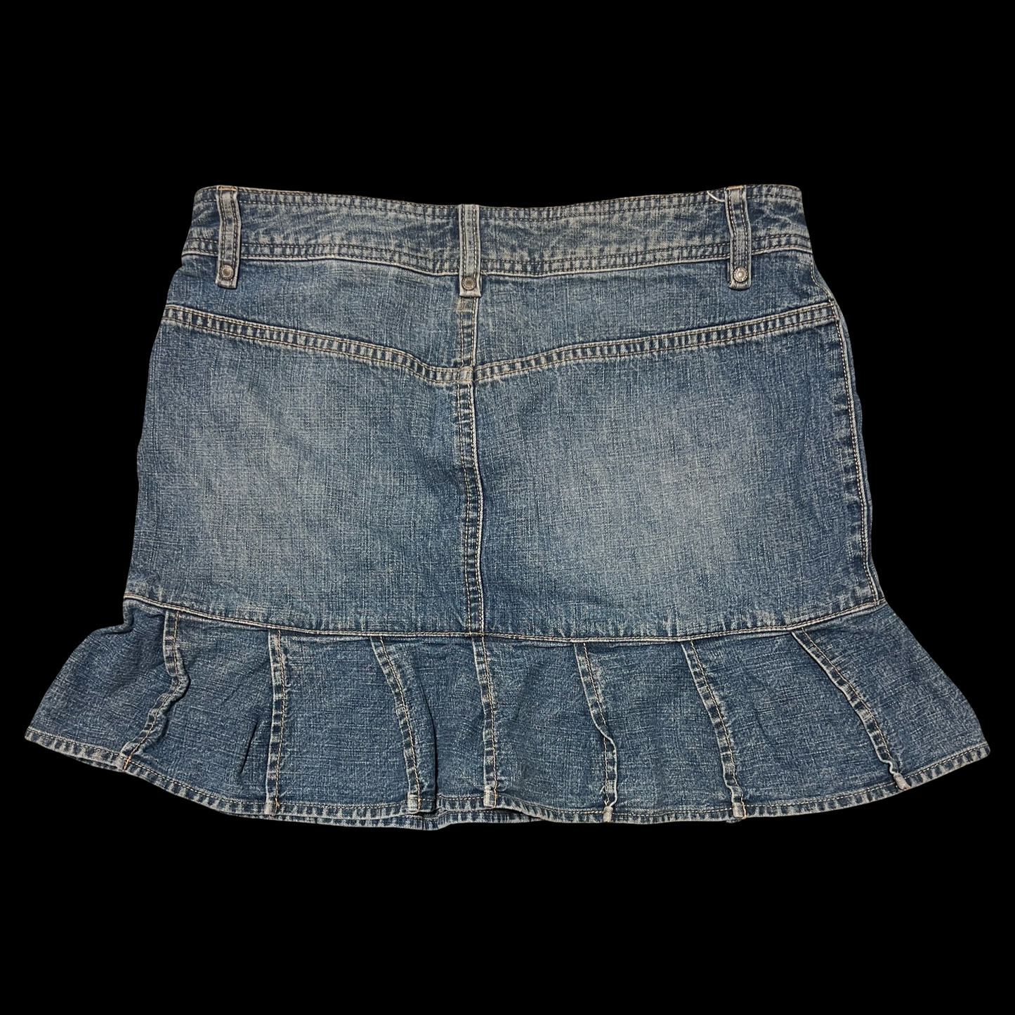 (7) unionbay denim mini skirt