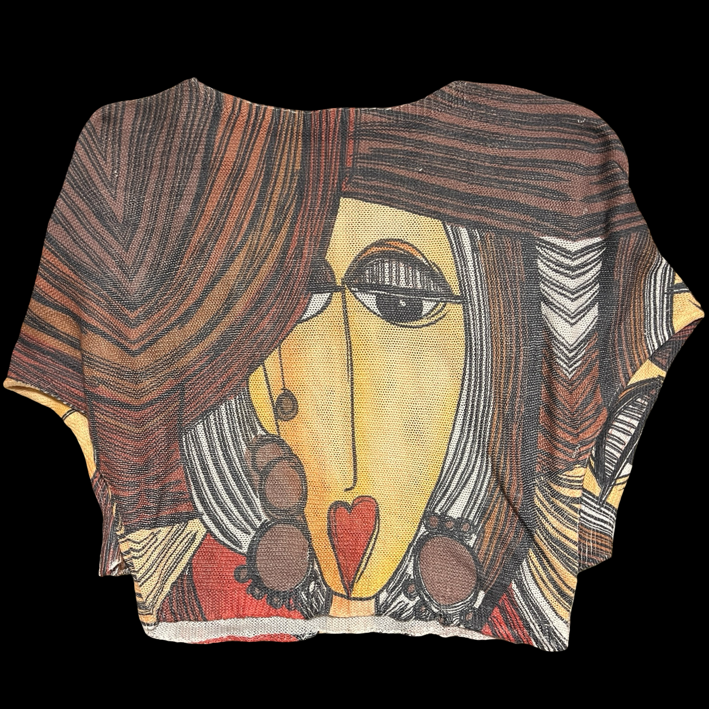 (XL) face sweater