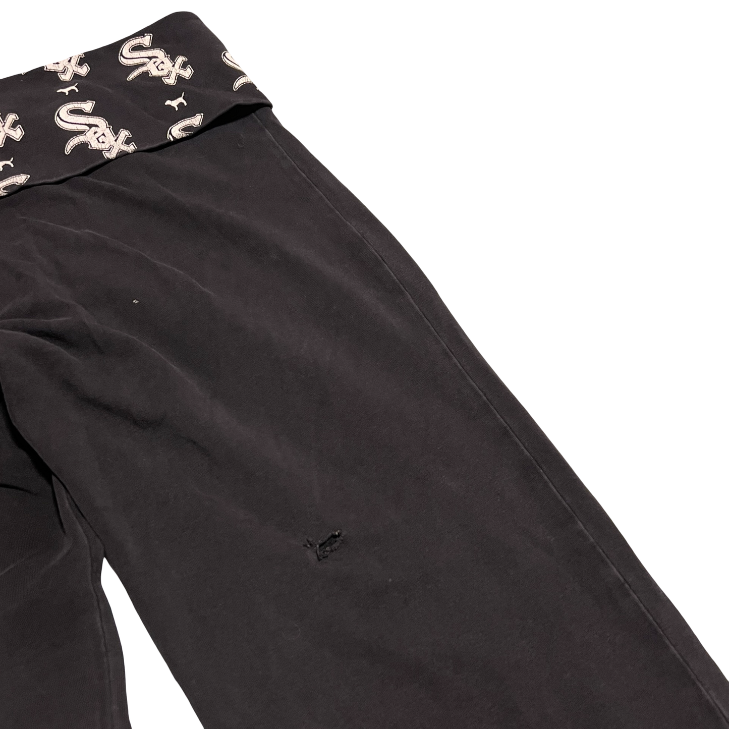 (S) victoria's secret white sox fold over leggings