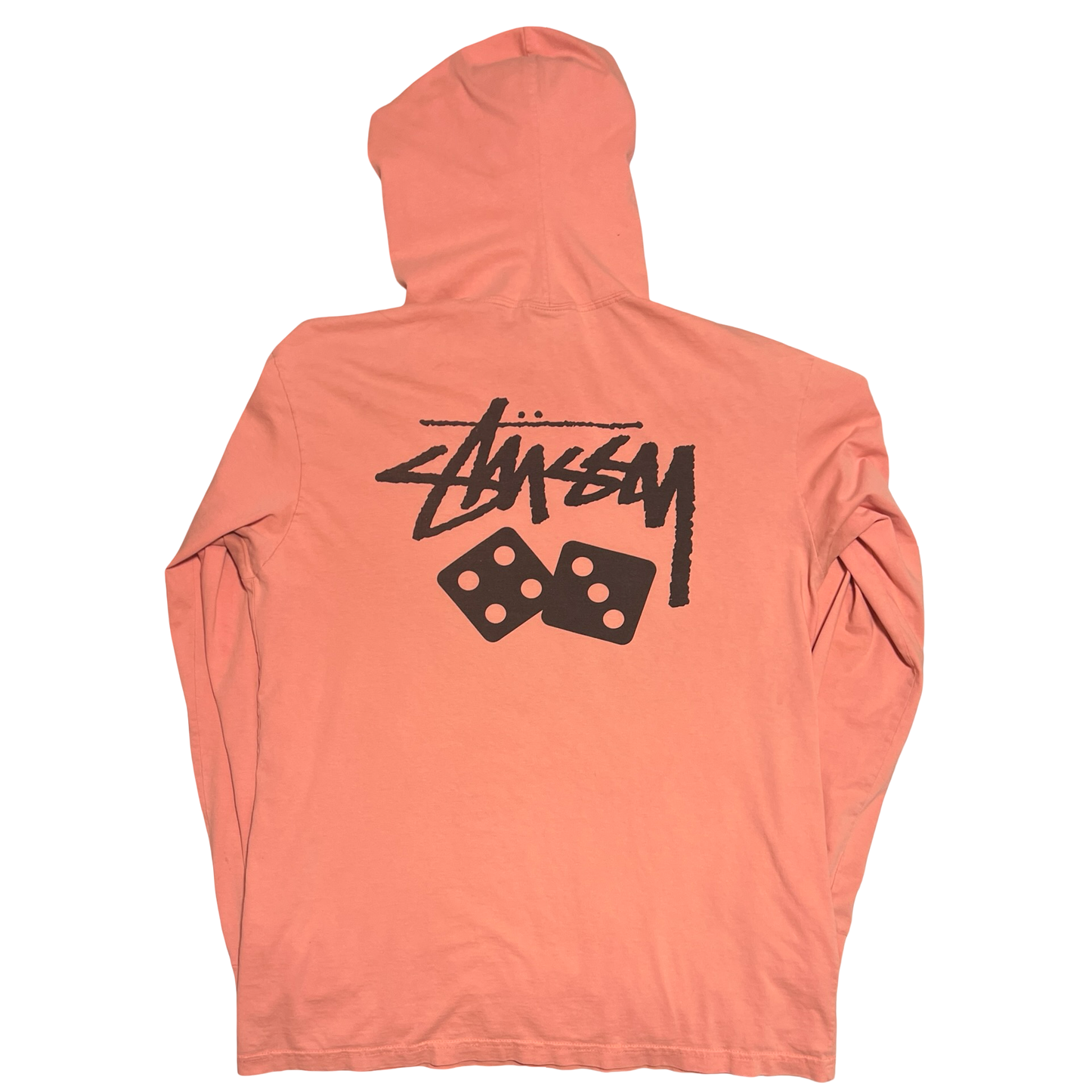 (XL) stussy long-sleeve hoodie (freebie)