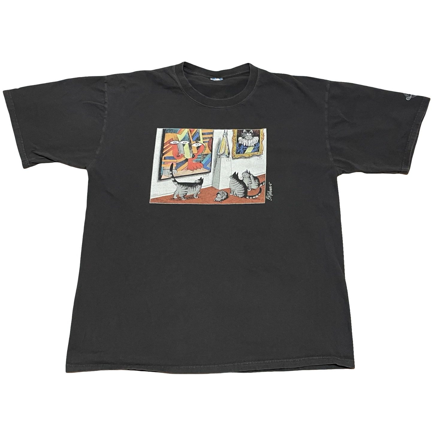(XL) Vintage Cat Art B Kliban tee