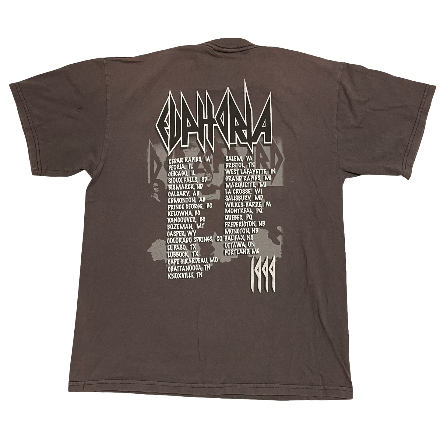 (L) 1999 Def leppard tee