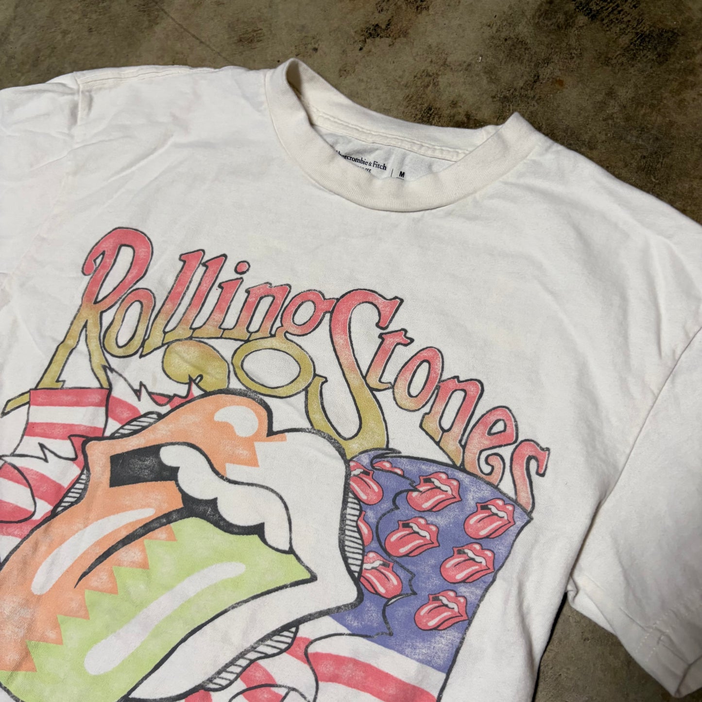 (M) Abercrombie & fitch rolling stones tee