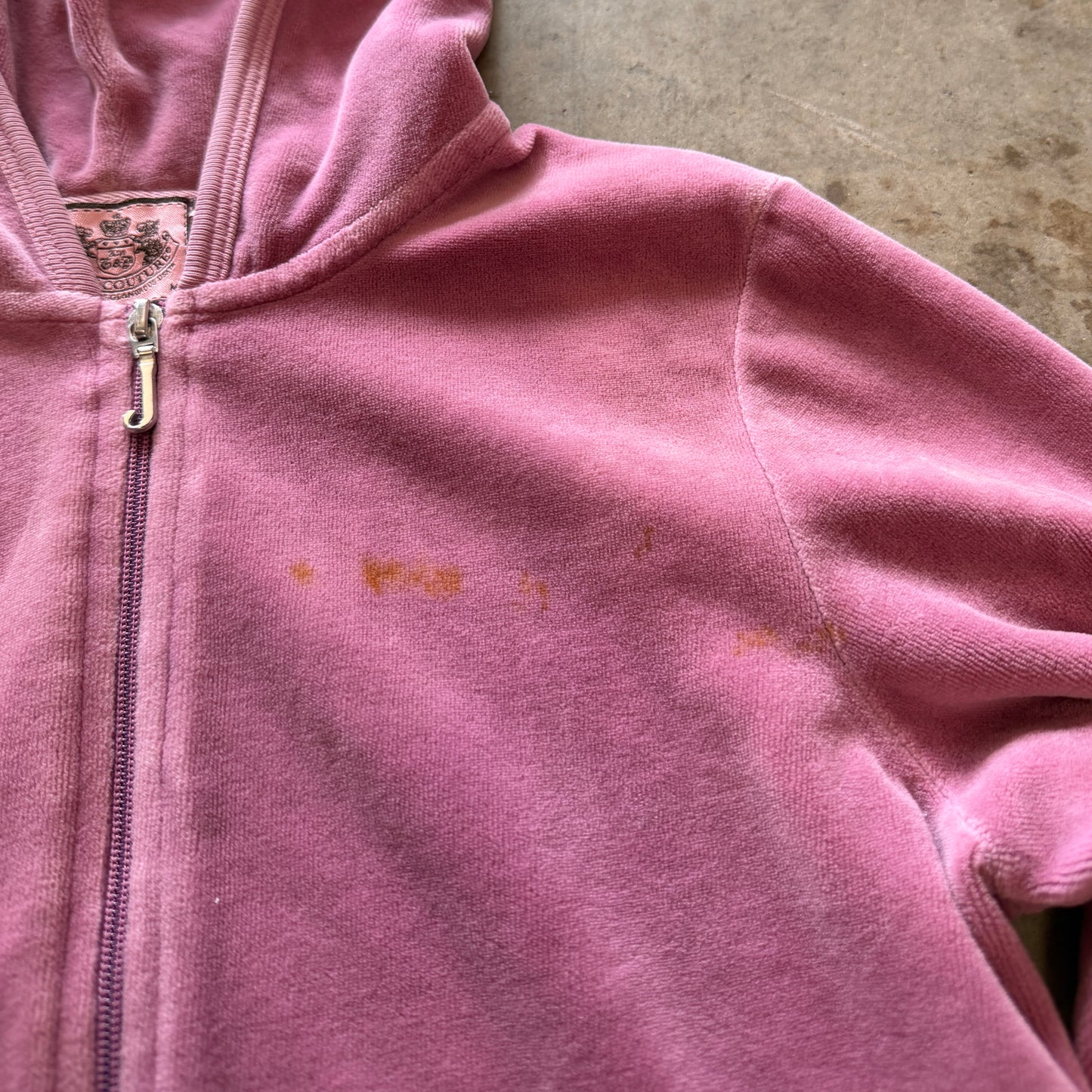 (M) juicy couture velvet mauve jacket