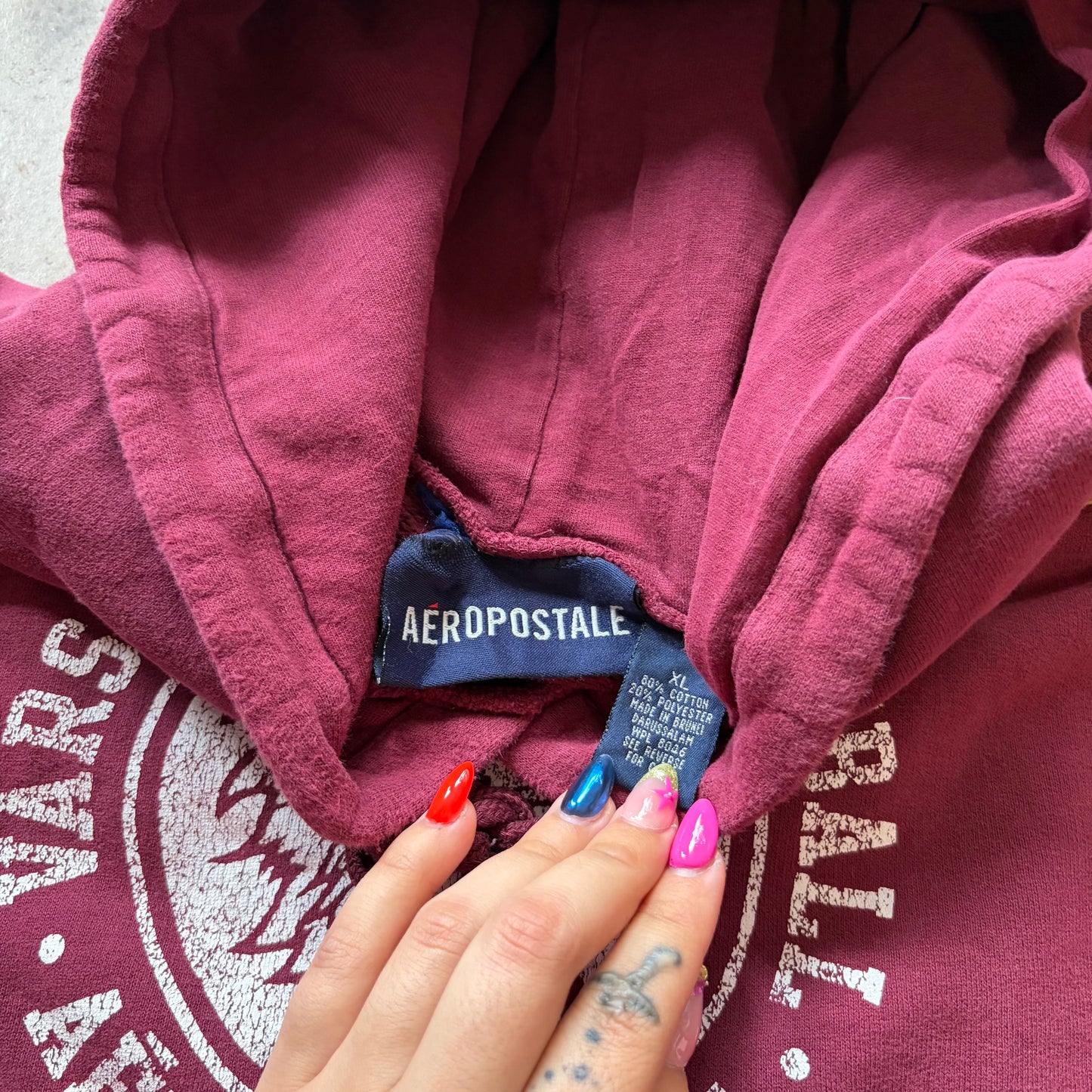 (XL) Aeropostale varsity football hoodie