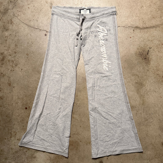 (XS) ladies Abercrombie & fitch grey flare sweatpants