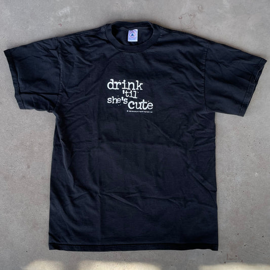 (L) 1998 Drink til she's cute tee