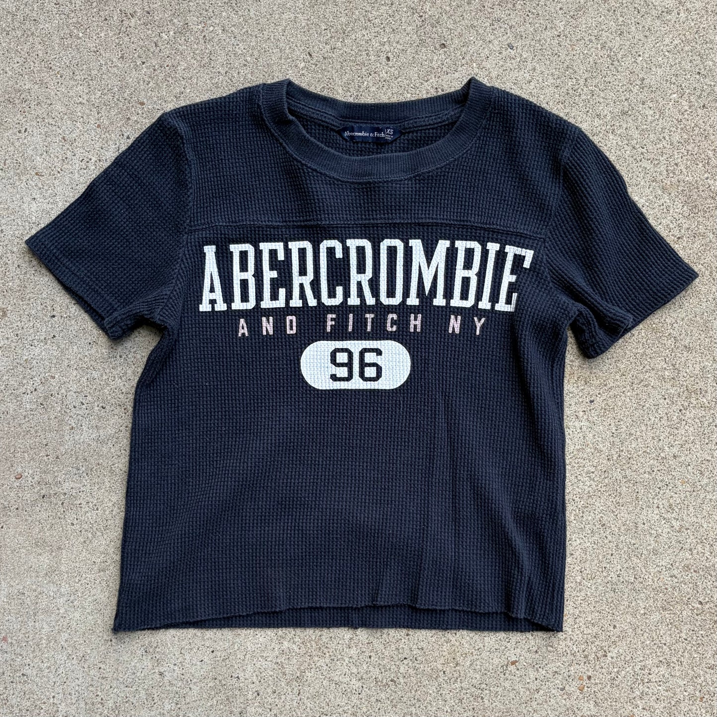 (XS) Abercrombie waffle crop top