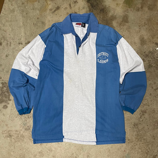 (L) 1997 Detroit Lions polo longsleeve