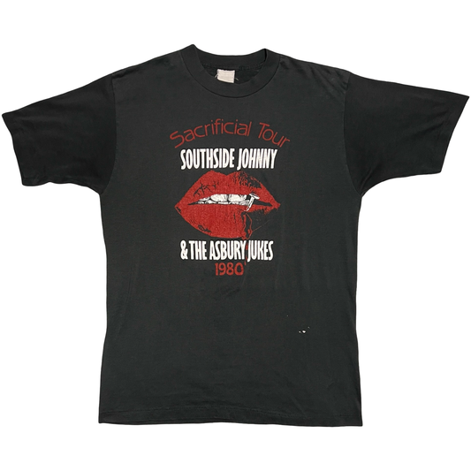 (M) vintage 1980 sacrificial tour southside johnny tee