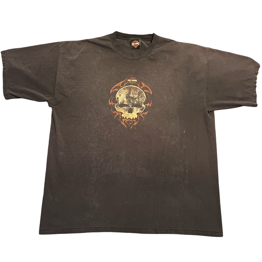 (3X) pierce harley davidson skull tee