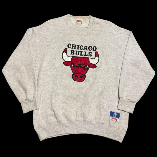 (L) Vintage chicago bulls nutmeg crewneck