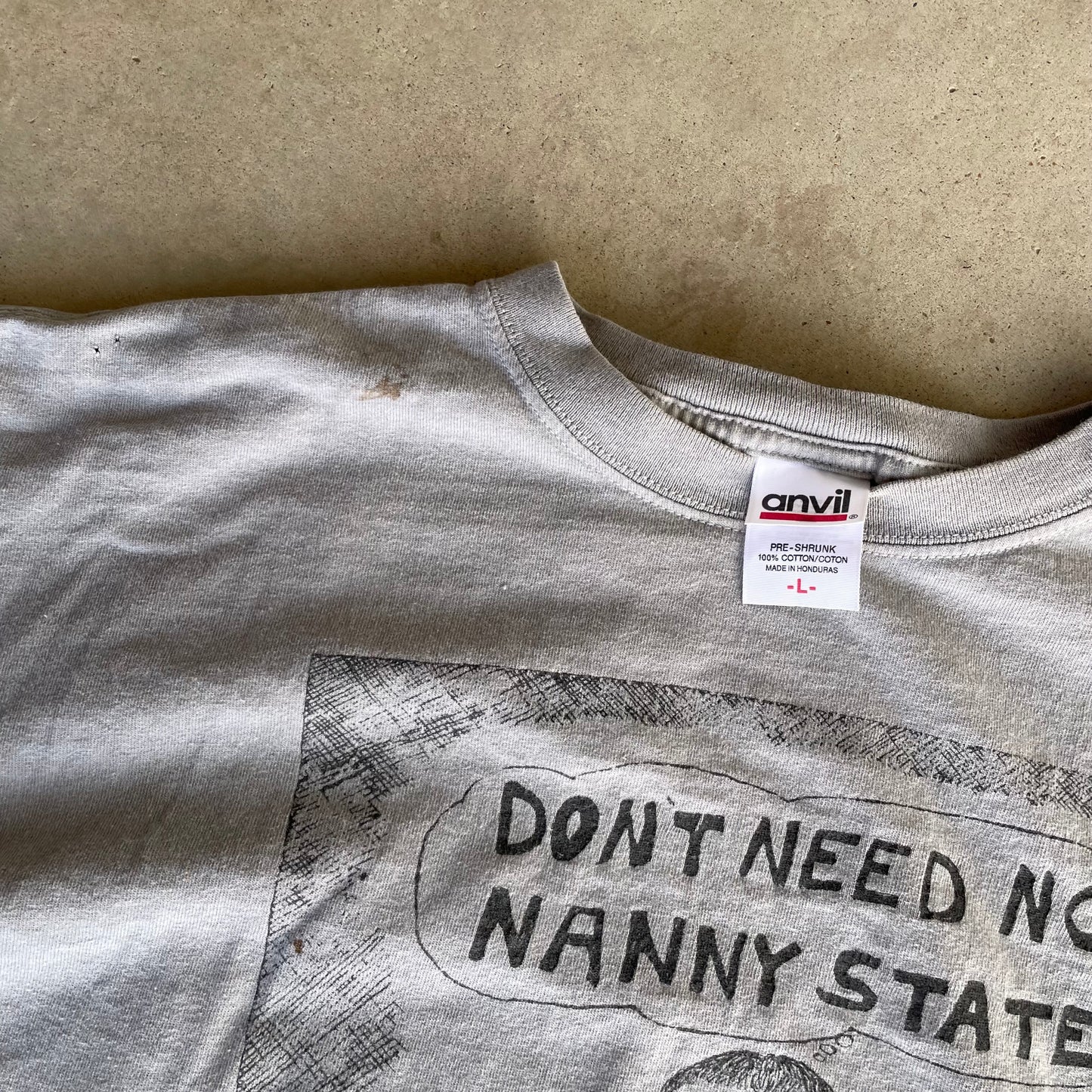 (L) Nanny state smoking tee