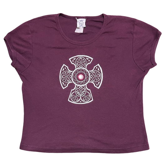 (M) angel kitty baby tee