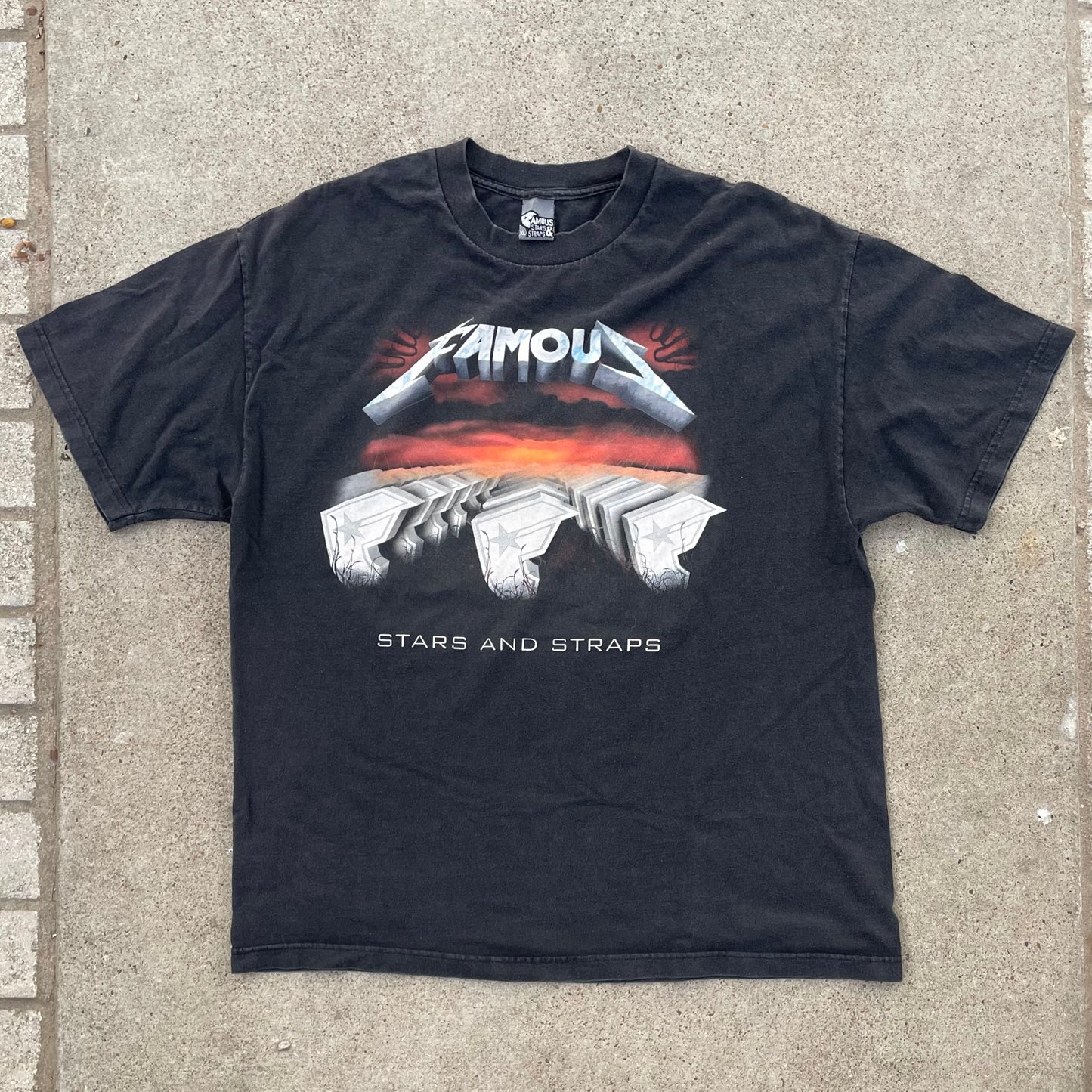 (XL) Famous S&S Metallica style tee