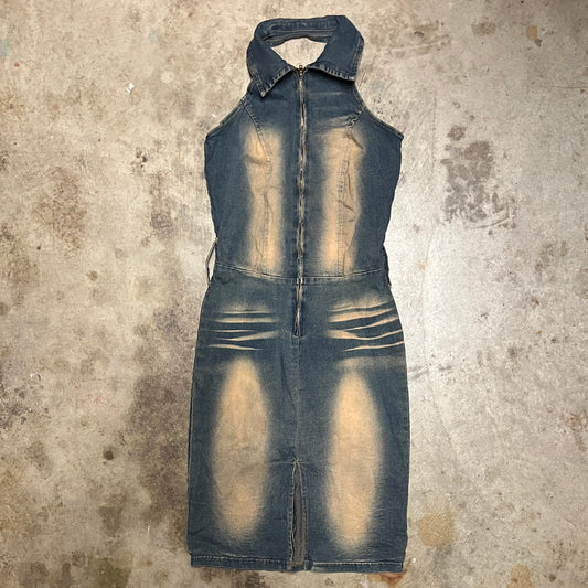 (S) xers usa halter midi dress