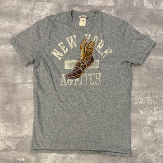(L) Abercrombie & fitch New York muscle athletic tee