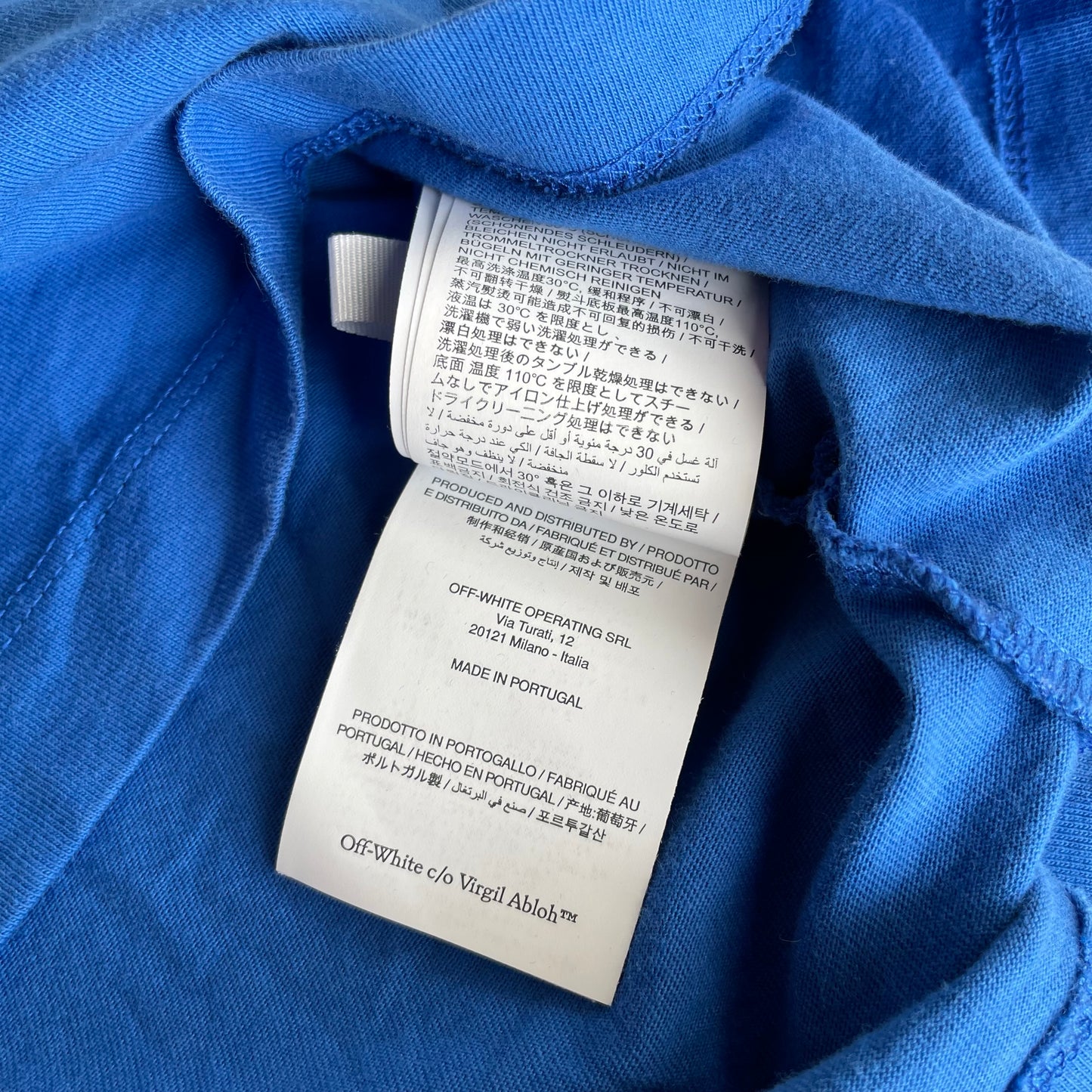 (L) Off white tee
