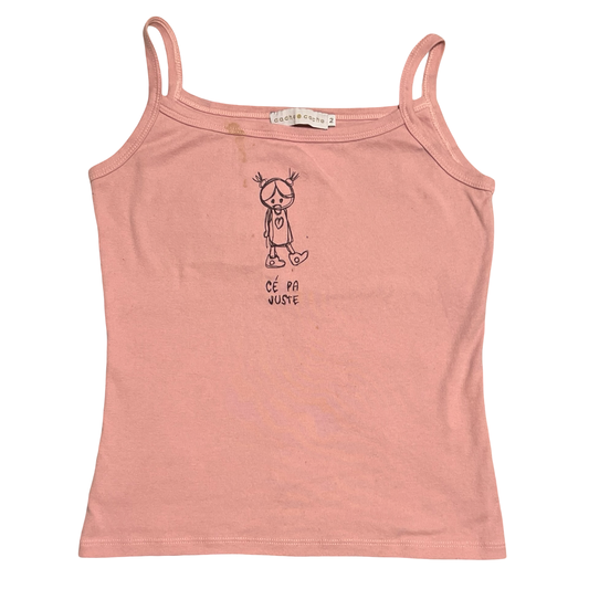 (2) cache cache its not fair tank top