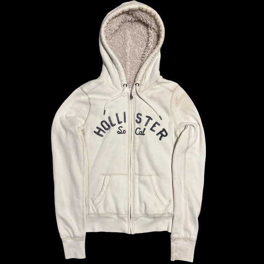 (S) hollister fur-lined jacket