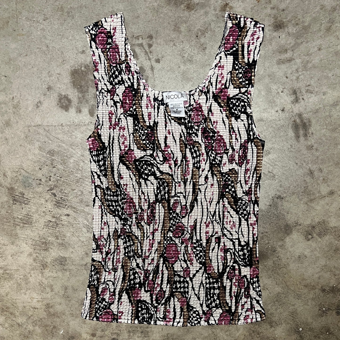 (S) Nicola stretchy top