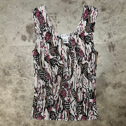 (S) Nicola stretchy top