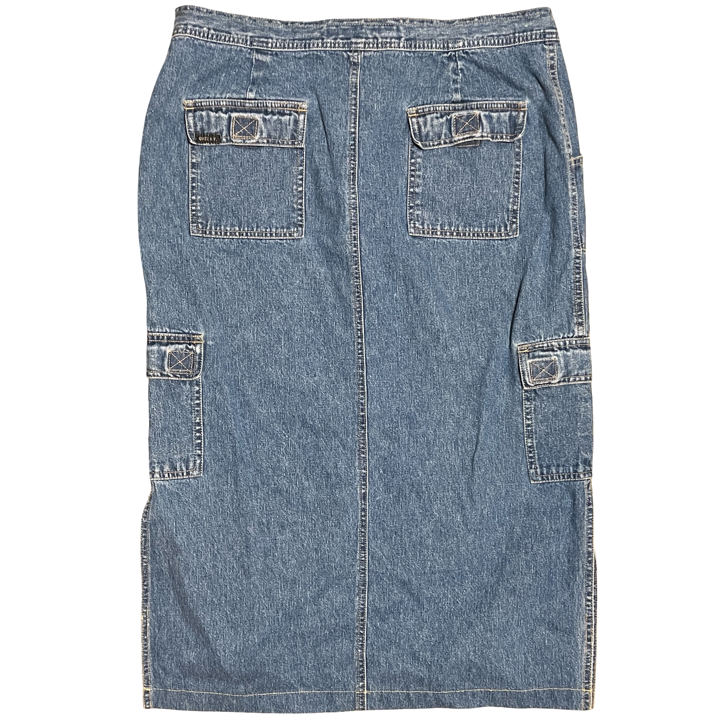 (13/14) quizz new york denim maxi dress