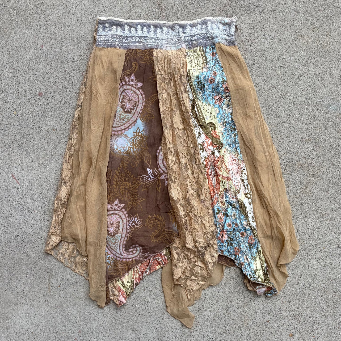 (XS) rave fairy midi skirt