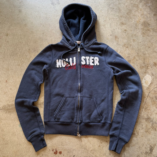 (S) Hollister California navy jacket
