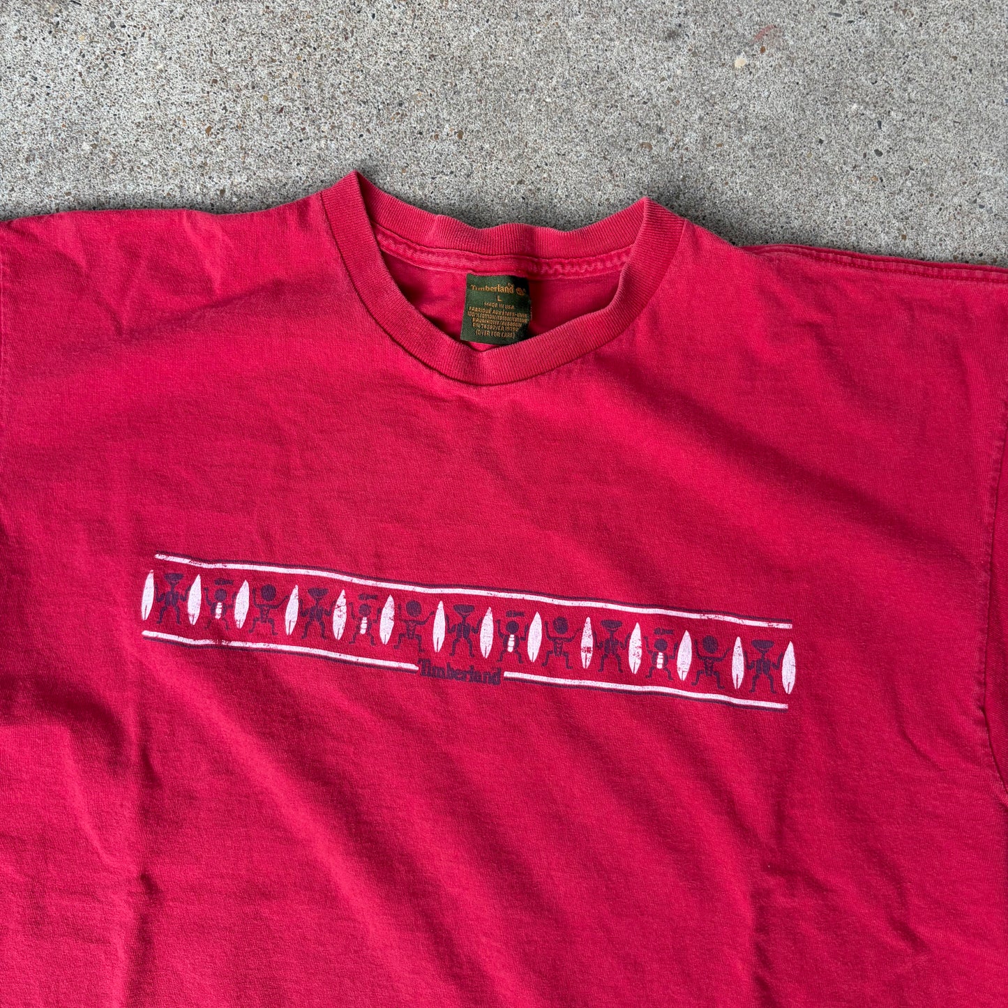 (L) Timberland tee