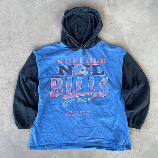 (XL) Vintage Buffalo Bills hooded shirt