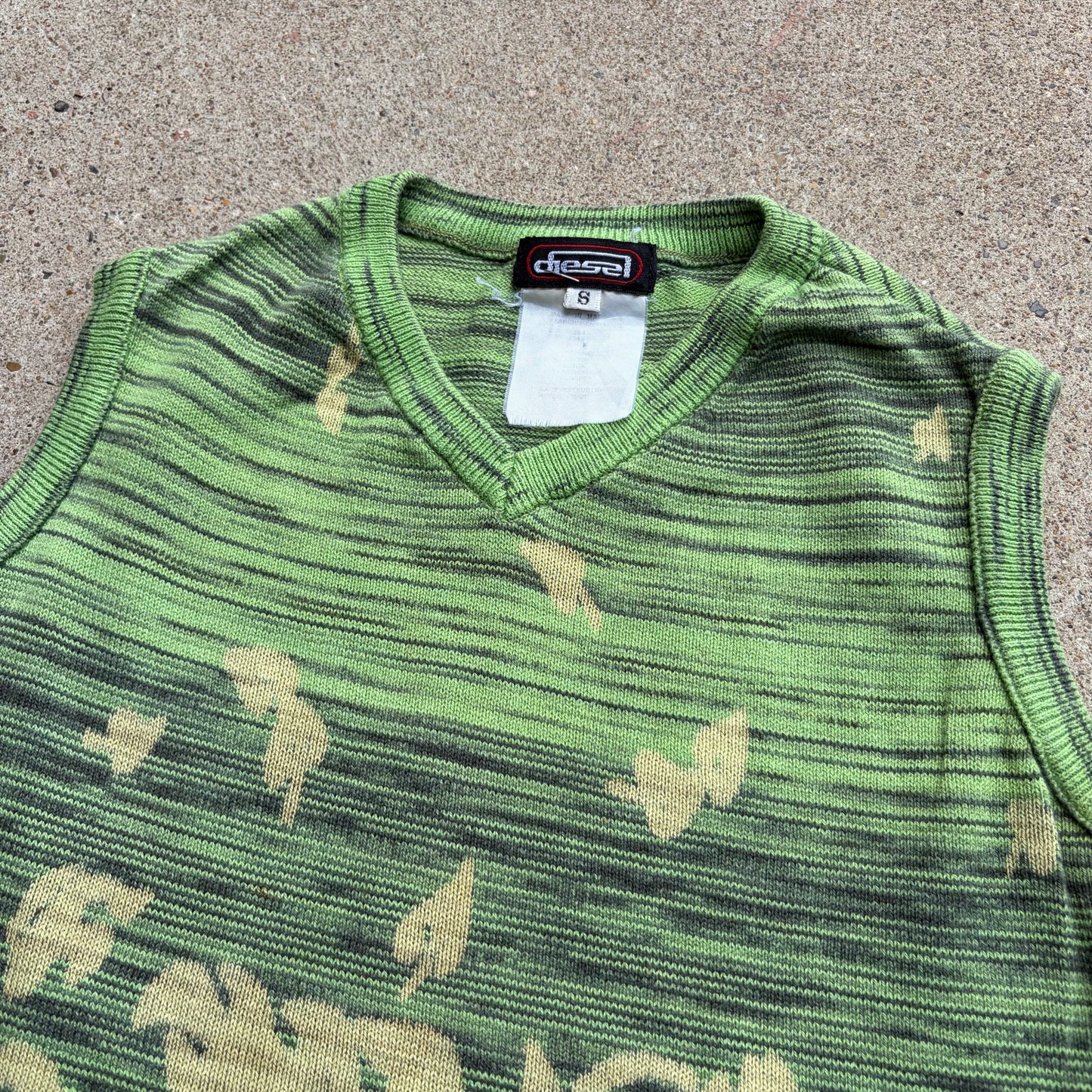 (S) diesel sweater vest top