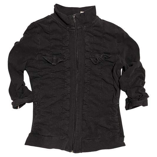 (S) deb srunchy zip up top