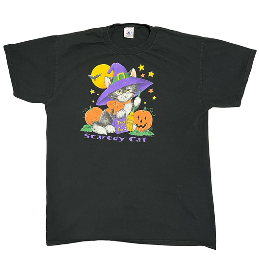 (L) scaredy cat tee