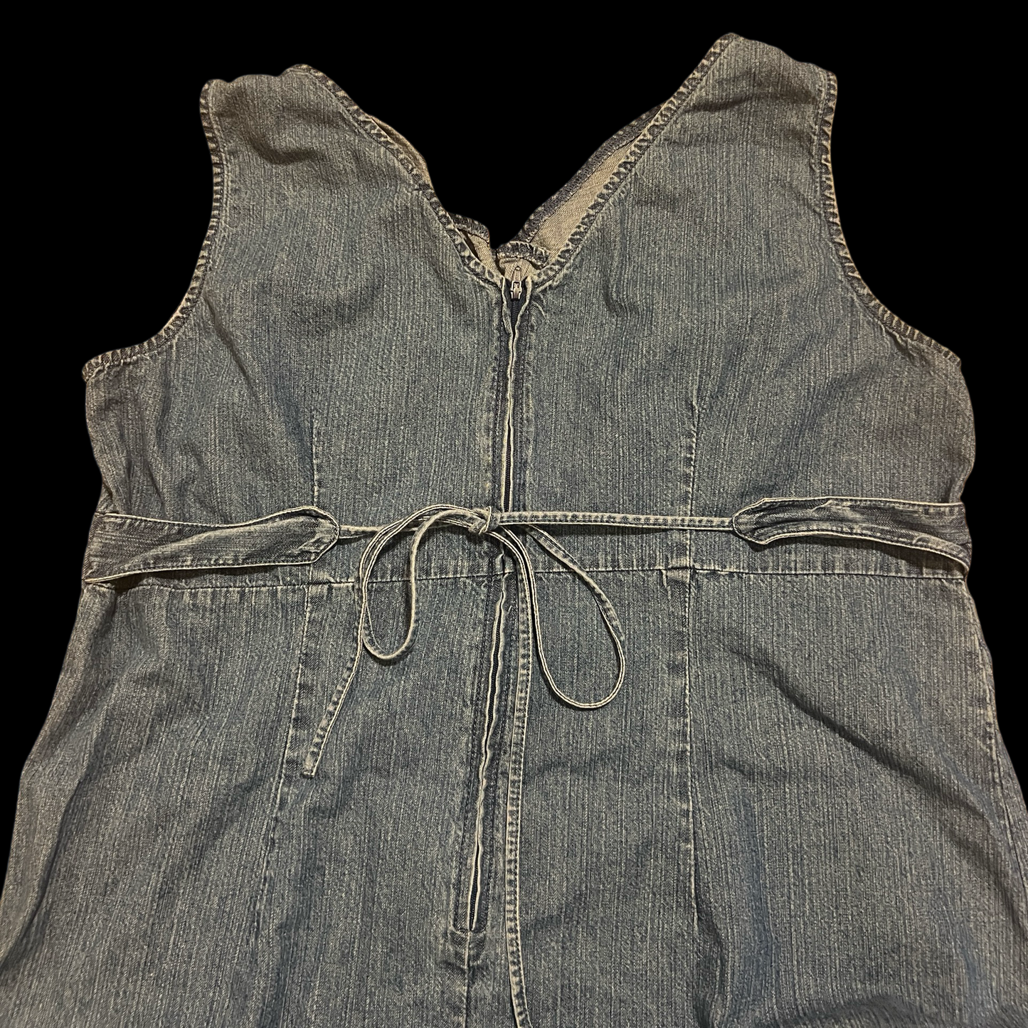(XL 16/18) faded glory denim midi dress