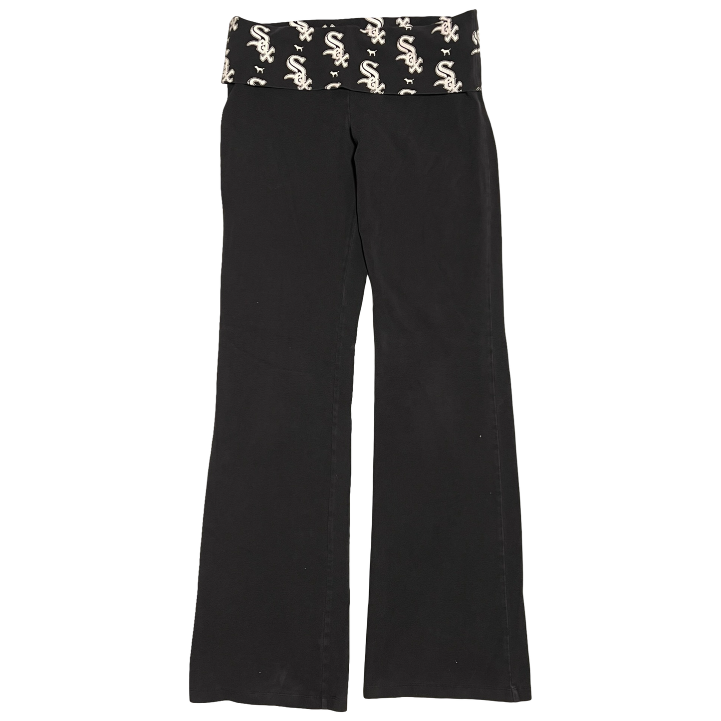 (S) victoria's secret white sox fold over leggings
