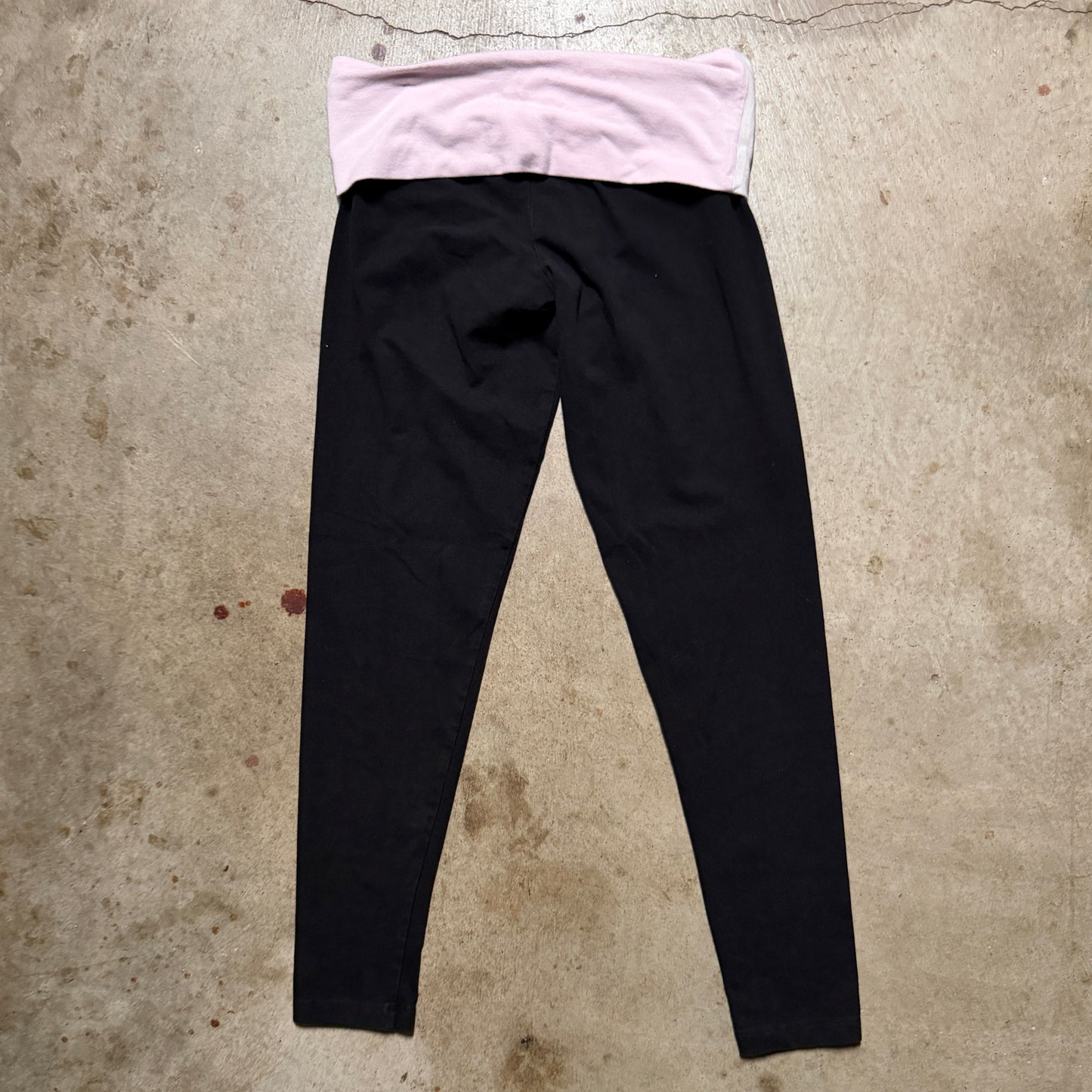 (S/P) ladies Victoria’s Secret love pink skinny fold over legging