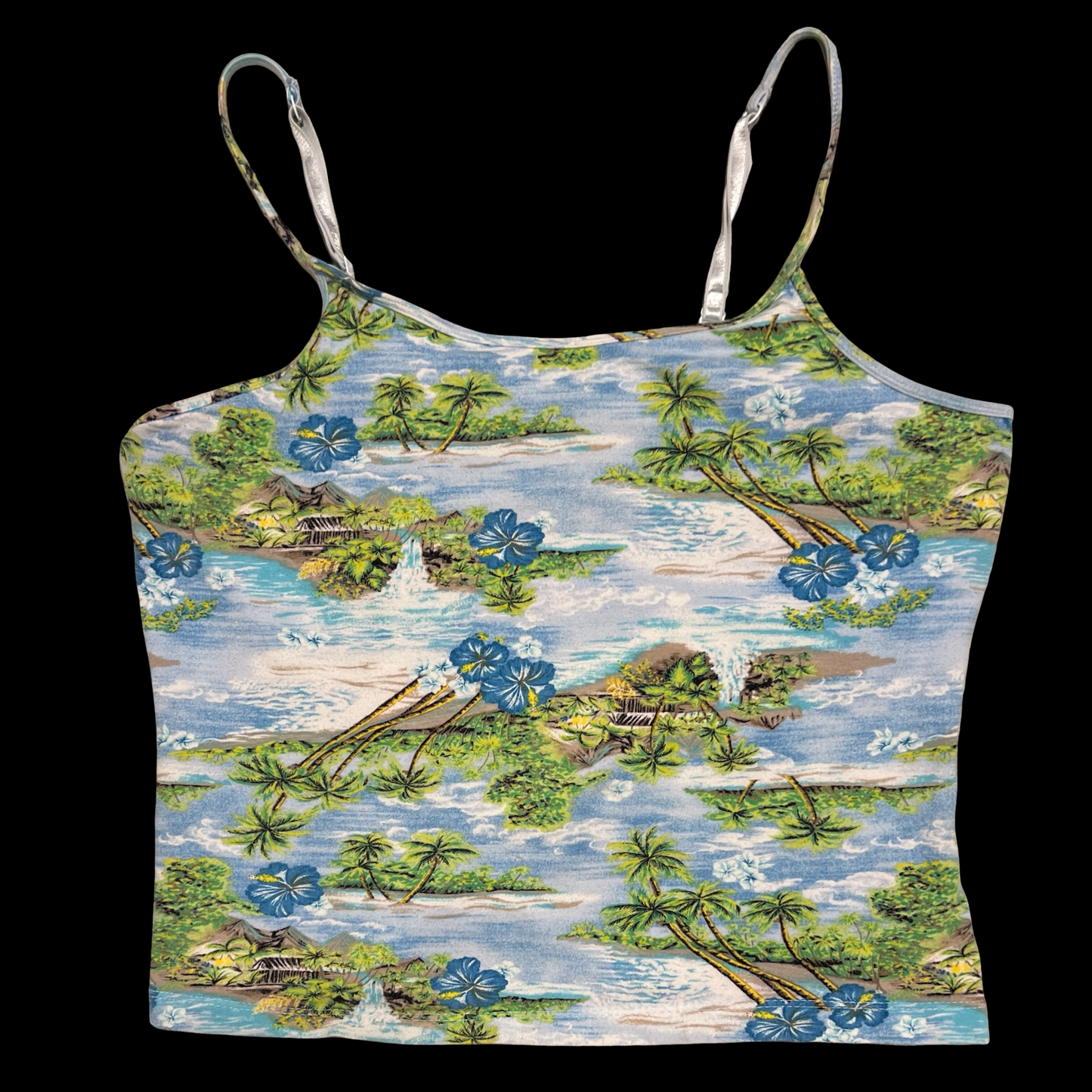 (L) xhilaration stretch cropped tank