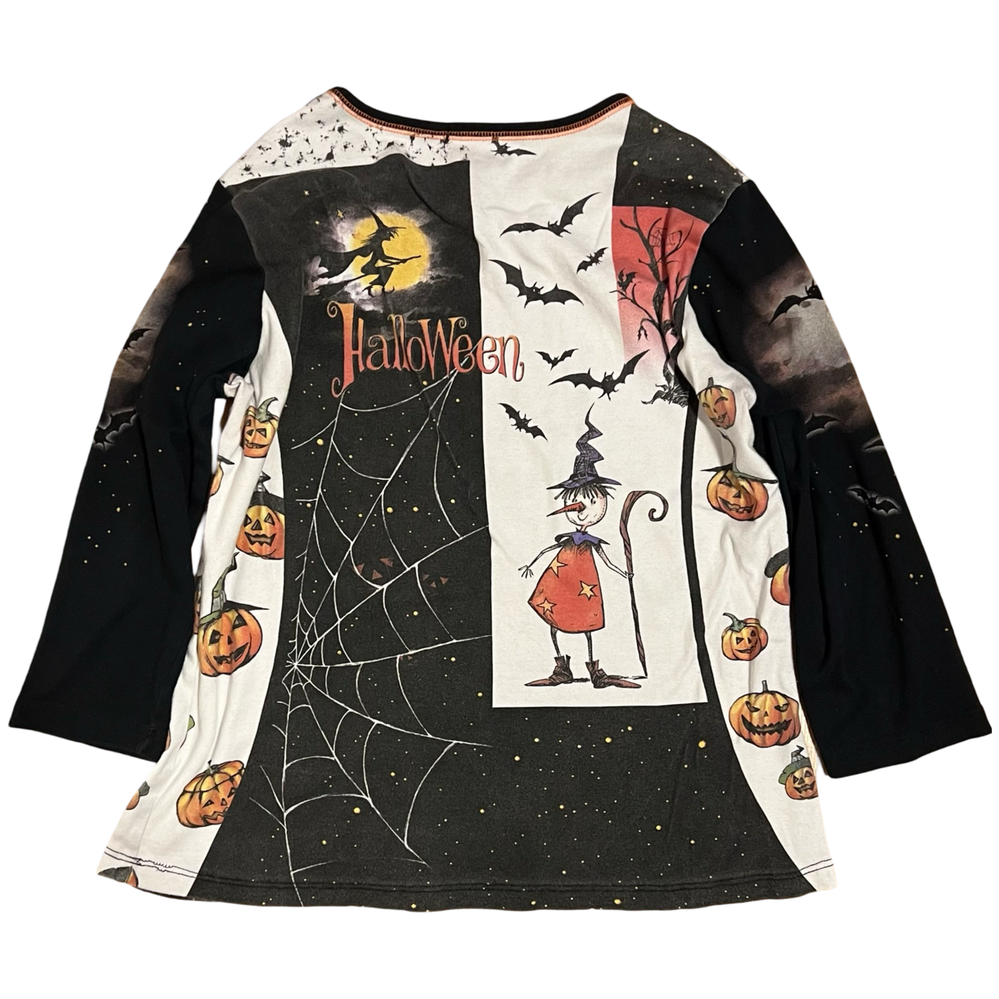 (S/M) halloween aop top