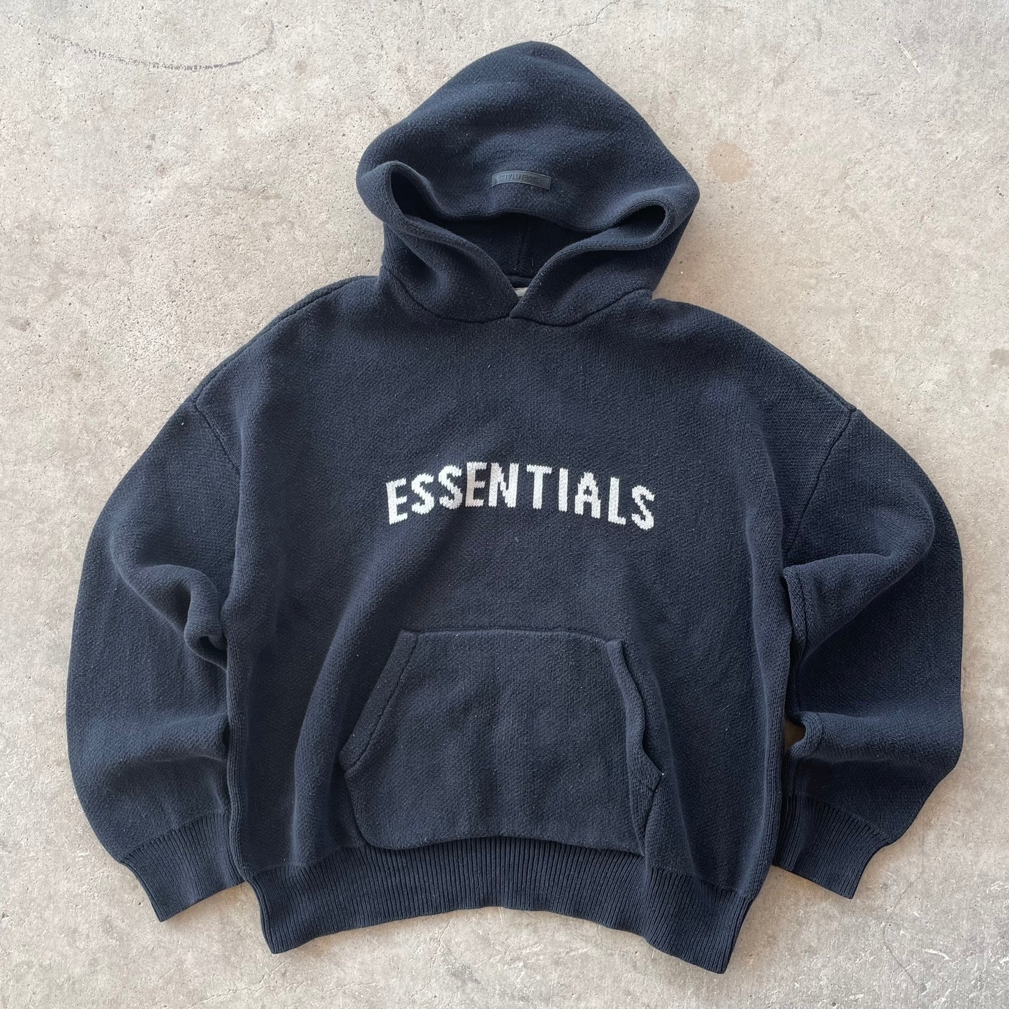 (XL) Essentials knit hoodie