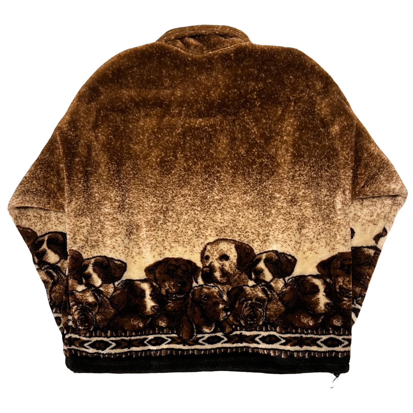 (XXL) vintage cobblestone canyon fleece puppy jacket