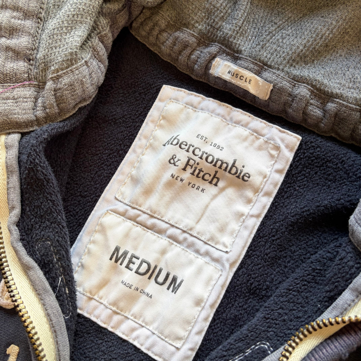 (M) Abercrombie & fitch muscle hoodie