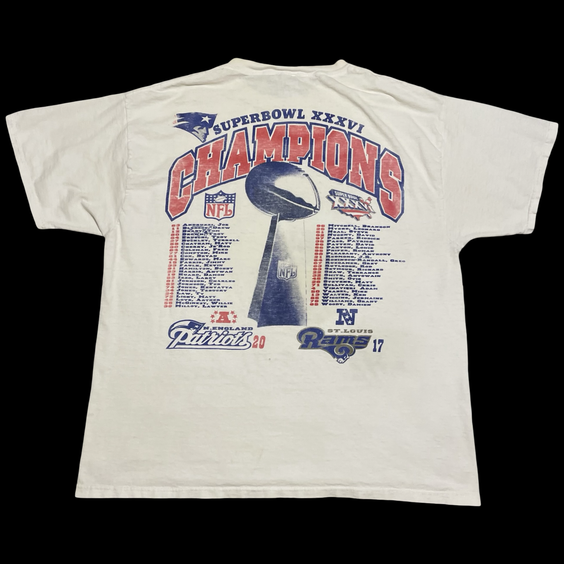 (XL) Superbowl Patriots tee