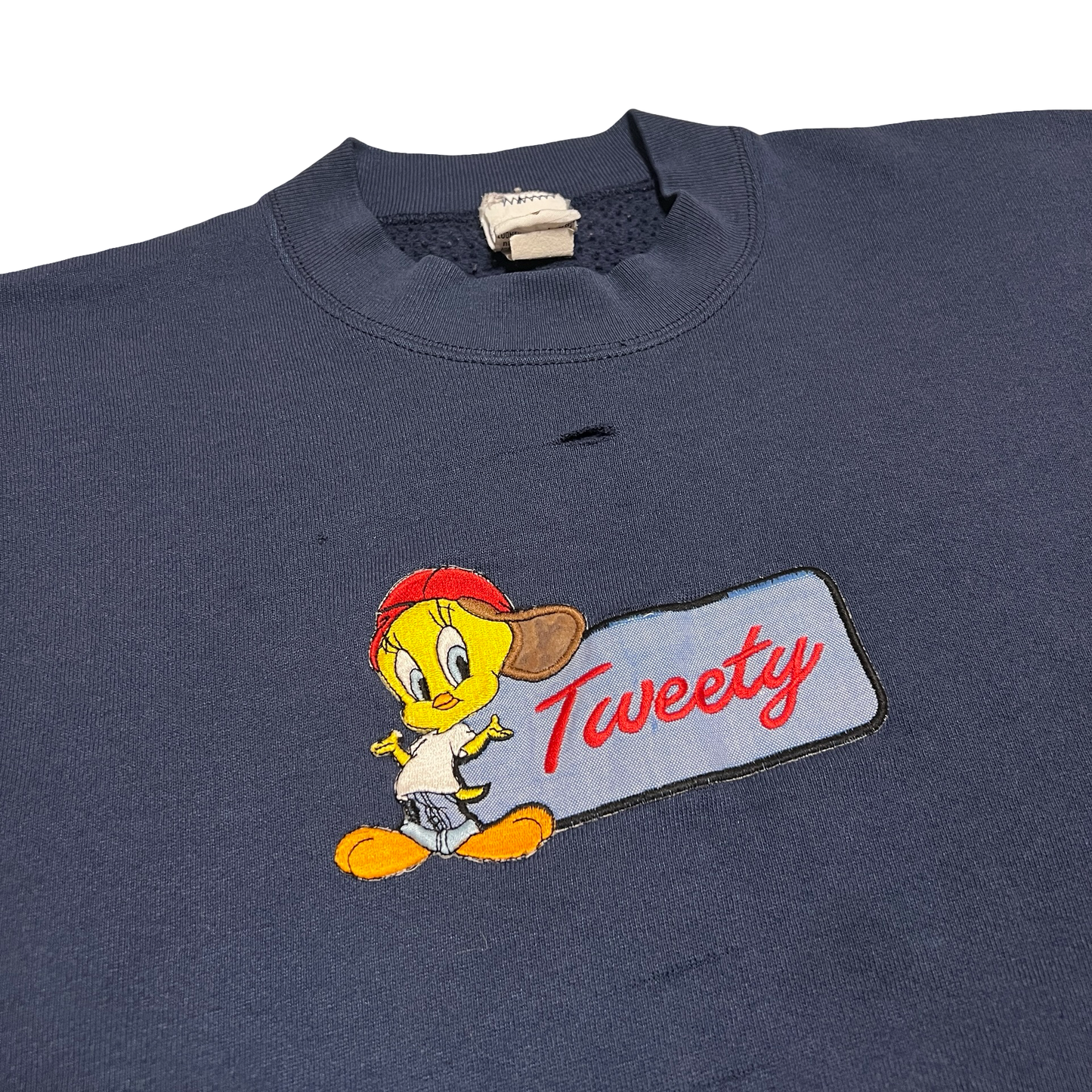 (L) 1997 looney tunes tweety crewneck