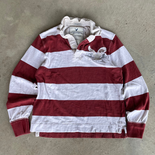 (L) American eagle rugby longsleeve