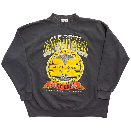 (3X) Michigan rose bowl 1997 crewneck