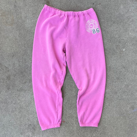 (S) victoria's secret pink spellout jogger capris