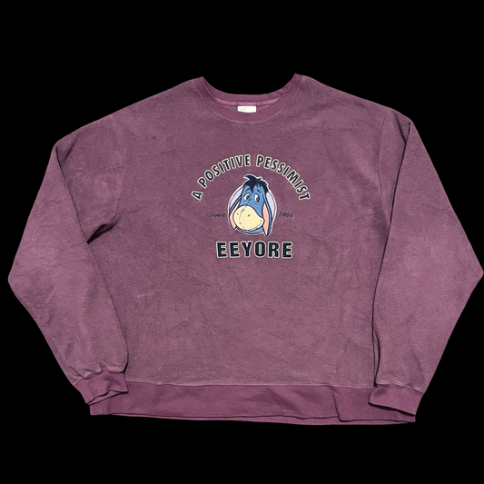 (XXL) disney eeyore fleece crewneck